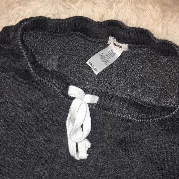 Grey sweat pants from Garage. Only worn once! - Picture 2 of 4